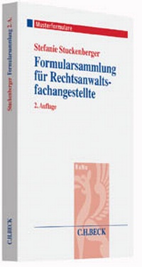 Abbildung von: Formularsammlung für Rechtsanwaltsfachangestellte - C.H.BECK