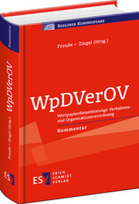 Abbildung von: WpDVerOV - Erich Schmidt Verlag