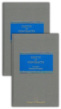 Abbildung von: Chitty on Contracts - Sweet & Maxwell Ltd