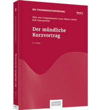 Abbildung von: Der mündliche Kurzvortrag - Schäffer-Poeschel