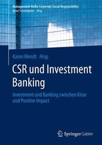 Enlarge image Cover: CSR und Investment Banking - Springer Gabler