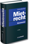 Cover: Mietrecht - Otto Schmidt Verlag