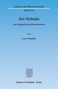 Cover: Der Nichtakt - Duncker & Humblot