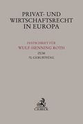 Cover: Privat- und Wirtschaftsrecht in Europa - C.H.BECK