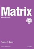Cover: New Matrix Foundation: Teachers Book - Oxford University Press
