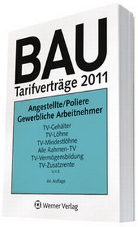 Abbildung von: Bau-Tarifverträge 2011 - Werner