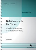 Cover: Geb&uuml;hrentabelle f&uuml;r Notare - Deutscher Notarverlag