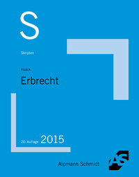 Abbildung von: Skript Erbrecht - Alpmann Schmidt