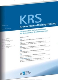 Abbildung von: KRS - Krankenhaus-Rechtsprechung - Erich Schmidt Verlag