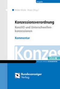 Abbildung von: KonzVgV - Reguvis Fachmedien