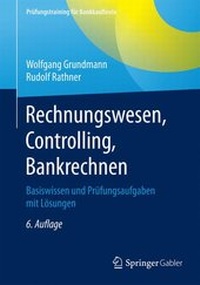 Abbildung von: Rechnungswesen, Controlling, Bankrechnen - Springer Gabler
