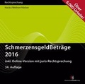 Cover: Schmerzensgeld-Betr&auml;ge 2016 - Deutscher Anwaltverlag