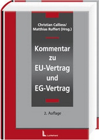 Enlarge image Cover: Kommentar zu EU-Vertrag und EG-Vertrag - Luchterhand