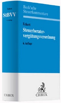 Abbildung von: Steuerberatervergütungsverordnung: StBVV - C.H.BECK