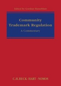 Abbildung von: Community Trademark Regulation - Hart Publishing