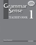 Cover: Grammar Sense 1:: Teacher's Book (with Tests CD) - Oxford University Press