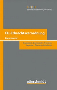 Bild vergrößern Bild: EU-Erbrechtsverordnung - Otto Schmidt Verlag