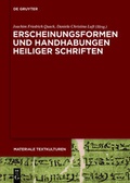 Cover: Erscheinungsformen und Handhabungen Heiliger Schriften - De Gruyter