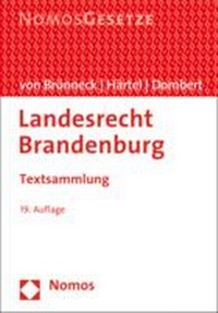 Abbildung von: Landesrecht Brandenburg - Nomos