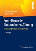 Cover: Grundlagen der Unternehmensf&uuml;hrung - Springer Gabler