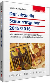 Abbildung von: Der aktuelle Steuerratgeber 2015/2016 - Walhalla