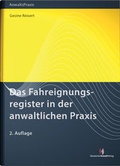 Cover: Das Fahreignungsregister in der anwaltlichen Praxis - Deutscher Anwaltverlag