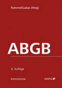Abbildung von: Kommentar zum Allgemeinen bürgerlichen Gesetzbuch - Manz