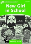 Cover: Dolphin Readers: Level 3: New Girl in School Activity Book - Oxford University Press