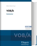 Cover: VOB/A - Reguvis Fachmedien