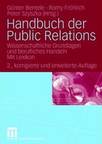 Enlarge image Cover: Handbuch der Public Relations - Springer VS
