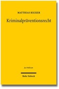 Cover: Kriminalpr&auml;ventionsrecht - Mohr Siebeck