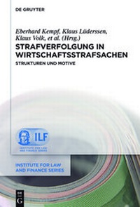 Abbildung von: Strafverfolgung in Wirtschaftsstrafsachen - De Gruyter