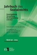 Cover: Jahrbuch des Sozialrechts. Dokumentation f&uuml;r das Jahr 2014 - Erich Schmidt Verlag