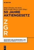 Cover: 50 Jahre Aktiengesetz - De Gruyter