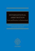 Abbildung von: International Arbitration: Law and Practice in Switzerland - Oxford University Press