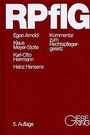 Cover: Rechtspflegergesetz - Gieseking