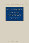 Bild: The Choice of Law Contract - Hart Publishing