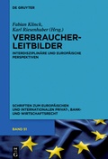 Cover: Verbraucherleitbilder - De Gruyter