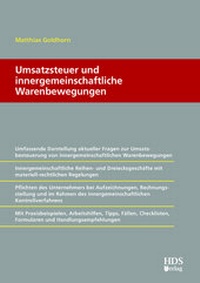 Abbildung von: Umsatzsteuer und innergemeinschaftliche Warenbewegungen - HDS