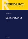 Cover: Das Strafurteil - Vahlen