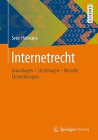 Abbildung von: Internetrecht - Springer Vieweg