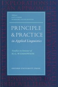Enlarge image Cover: Principle and Practice in Applied Linguistics - Oxford University Press
