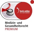 Abbildung von: beck-online. Medizin- und Gesundheitsrecht Premium - C.H.BECK