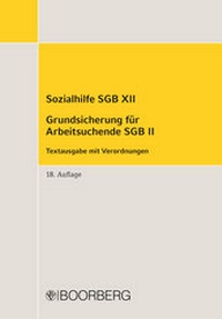 Abbildung von: Sozialhilfe SGB XII Grundsicherung für Arbeitsuchende SGB II - Boorberg
