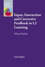 Cover: Input, Interaction and Corrective Feedback in L2 Learning - Oxford University Press