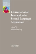 Cover: Conversational Interaction in Second Language Acquisition - Oxford University Press