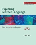 Cover: Exploring Learner Language - Oxford University Press