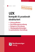 Cover: UZK kompakt & praxisnah strukturiert - Reguvis Fachmedien