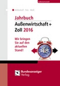 Cover: Jahrbuch Au&szlig;enwirtschaft + Zoll 2016 - Reguvis Fachmedien