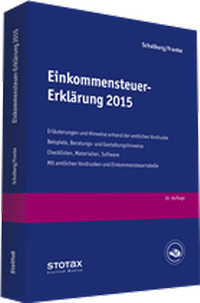 Abbildung von: Einkommensteuer-Erklärung 2015 - Stollfuß